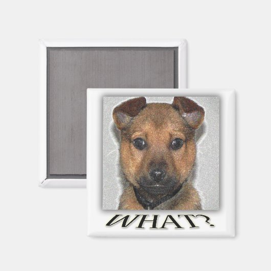 Aimant de chiot super mignon (Recto/Verso)