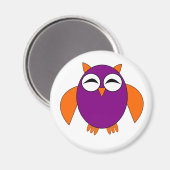 Aimant de chouette mignon pour Halloween (Recto/Verso)