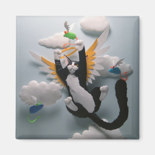 Aimant de ciel de chat