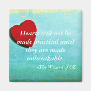 Aimant de citation de magicien d'Oz