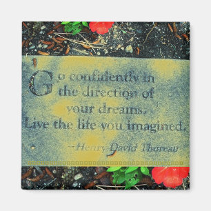 Aimant de citation de Thoreau