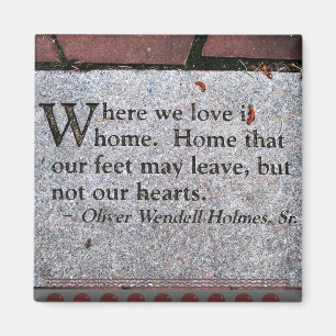 Aimant de citation d'Oliver Wendell Holmes