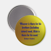 Aimant de citation prophétique (Recto/Verso)