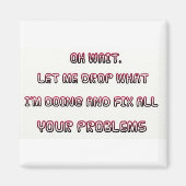 Aimant de citation sarcastique (Devant)