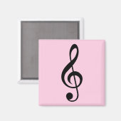 Aimant de Clef en Arbre rose (Recto/Verso)