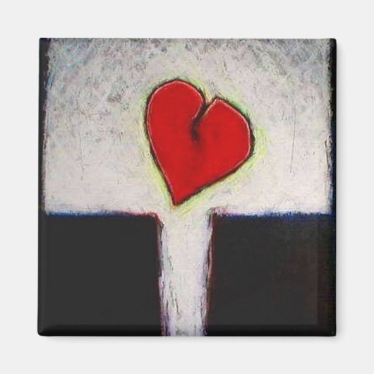 Aimant de coeur sauvage (Devant)