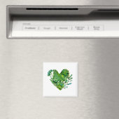 aimant de coeur vert (In Situ (Lave-vaisselle))