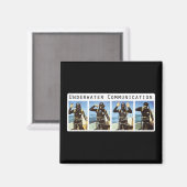 Aimant de communication sous-marine (Recto/Verso)