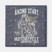 Aimant de conception de moto de course (Devant)