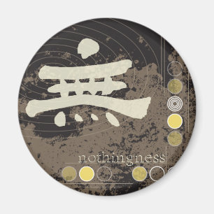 Aimant de conception de néant de kanji