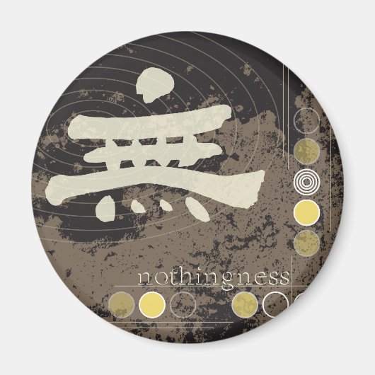 Aimant de conception du néant kanji (Devant)
