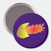 Aimant de conception graphique Fire_Breathing_Head (Recto/Verso)