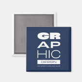 Aimant de conception graphique Kean MGC (Recto/Verso)