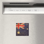 Aimant de conception Vintage de drapeau Australie (In Situ (Lave-vaisselle))