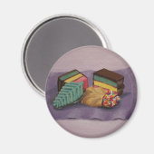 Aimant de cookies peints (Recto/Verso)