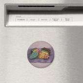 Aimant de cookies peints (In Situ (Lave-vaisselle))