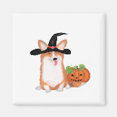 Aimant de Corgi Halloween (Devant)