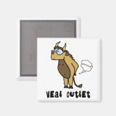 Aimant de côtelette de veau (Recto/Verso)