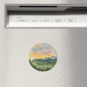 Aimant de coucher de soleil de montagne (In Situ (Lave-vaisselle))