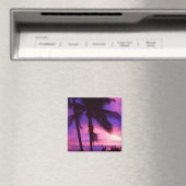Aimant de coucher de soleil de Palm Floride (In Situ (Lave-vaisselle))