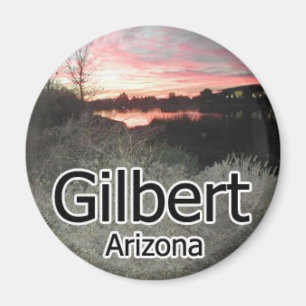 Aimant de coucher du soleil de Gilbert Arizona