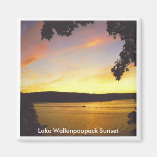 Aimant de coucher du soleil de Wallenpaupack de