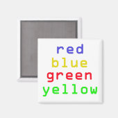 Aimant de couleurs (Recto/Verso)