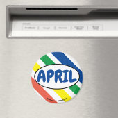 Aimant de couleurs amusantes d'AVRIL (In Situ (Lave-vaisselle))