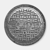 Aimant de couverture d'égout NYC (Devant)