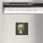 Aimant de crâne de diable gothique (In Situ (Lave-vaisselle))