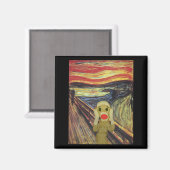 Aimant de cri de singe de choc (Recto/Verso)