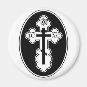 Aimant de croix orthodoxe St Olga