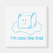 Aimant de cubes de glace (Devant)