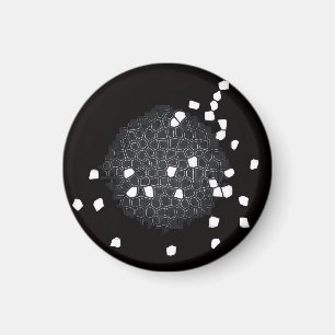 Aimant de cuisine à motif de puzzle brisé