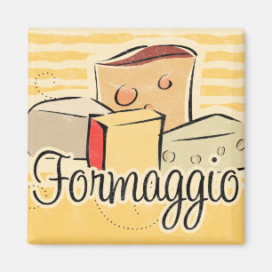 Aimant de cuisine au fromage italien