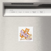 Aimant de cuisine chat drôle (In Situ (Lave-vaisselle))