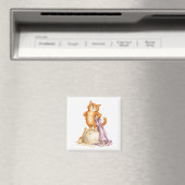 Aimant de cuisine chat drôle (In Situ (Lave-vaisselle))
