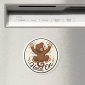 Aimant de cuisine singe fantaisiste (In Situ (Lave-vaisselle))