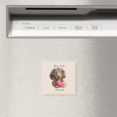 Aimant de cuisine teckel - Cadeau de joli chien sa (In Situ (Lave-vaisselle))