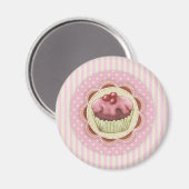 Aimant de cupcake (Recto/Verso)