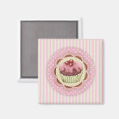 Aimant de cupcake (Recto/Verso)