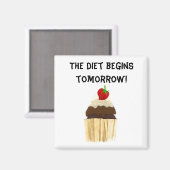 Aimant de cupcake (Recto/Verso)