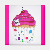 Aimant de cupcake Skullie (Devant)