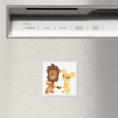 Aimant de danse du lion et de la lionne (In Situ (Lave-vaisselle))