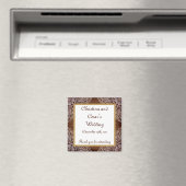 Aimant de déclaration 2"x2" marron marocain profon (In Situ (Lave-vaisselle))