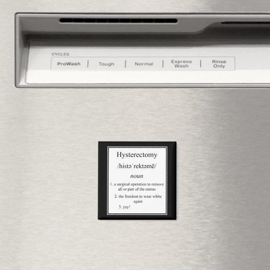 Aimant de définition d'hystérectomie (In Situ (Lave-vaisselle))