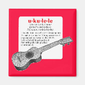 Aimant de définition Ukulele (Devant)