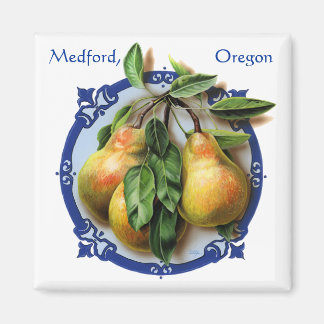 Aimant De délicieuses poires. souvenir de Rogue Valley Me