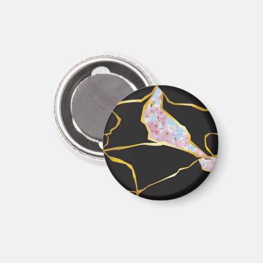 Aimant de design Kintsugi modifiable (Recto/Verso)