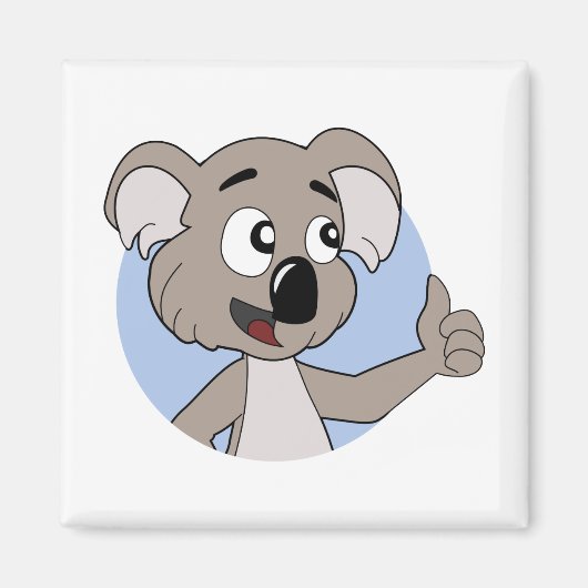 Aimant de dessin animé de Koala (Devant)